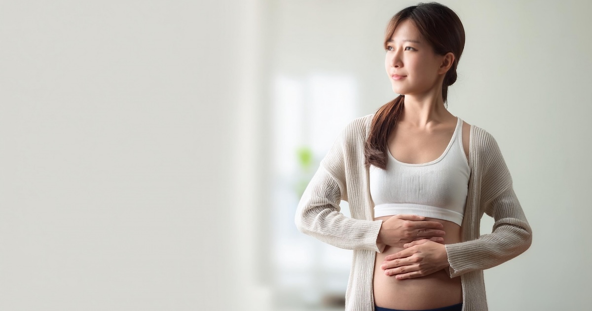 ぽっこりお腹を改善した女性のウエスト（反り腰も）