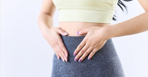 ぽっこりお腹が改善した女性
